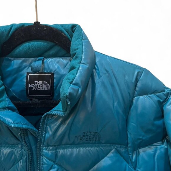 The North Face Teal Puffer Coat - Picture 2 of 3